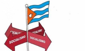 Fragmento de ilustración Socialismo en Cuba