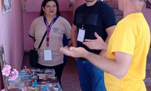 Visita a la ESBU Juan Gualberto Gómez, en el Cotorro.