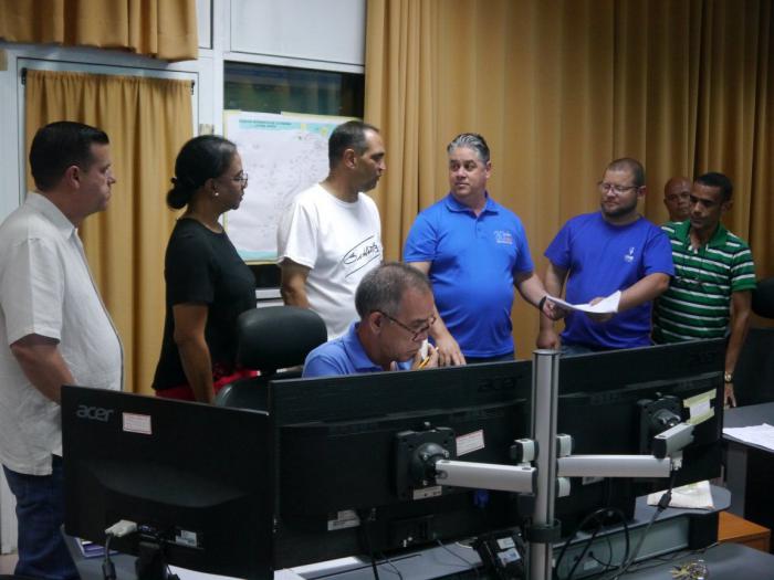 Las máximas autoridades de la capital encabezados por la Viceprimera Ministra, Inés María Chapman Waugh, se encuentran en el Despacho Provincial de Carga
