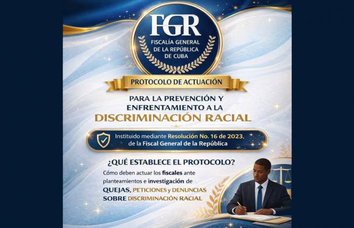 Informa Fiscalía sobre protocolo contra discriminación racial