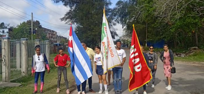 Bandera de la ANAP fue entregada en el Cotorro.