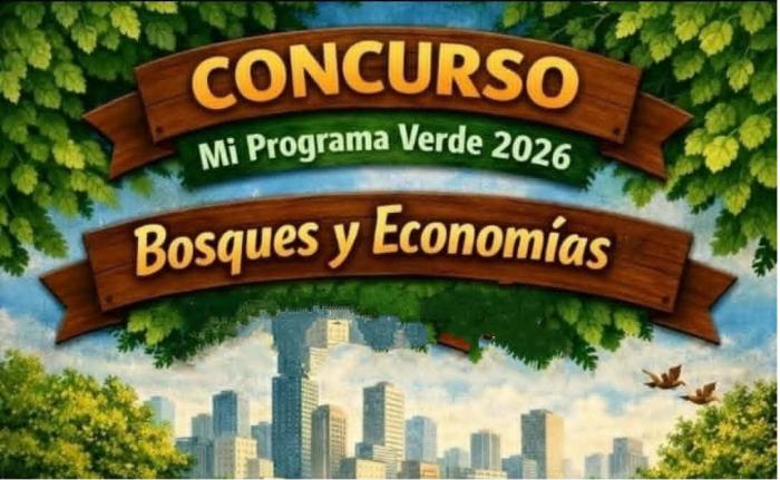 Cartel del Concurso Mi Programa Verde 2026: Bosques y Economías.