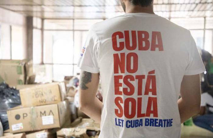 Convoy Nuestra América entrega ayuda al hospital William Soler