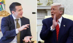 Presidente de Ecuador, Daniel Noboa-Donald Trump