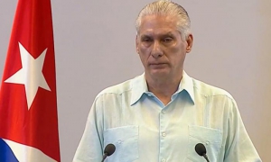 Comparecencia de Díaz-Canel ante medios de comunicación