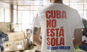 Convoy Nuestra América entrega ayuda al hospital William Soler