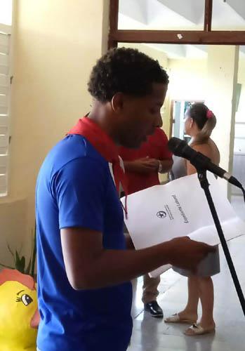 Lesyán Mestre, presidente de la OPJM en el municipio de Cotorro. Foto: Oscar Álvarez Delgado Lesyán Mestre, presidente de la OPJM en el municipio de Cotorro. Foto: Oscar Álvarez Delgado