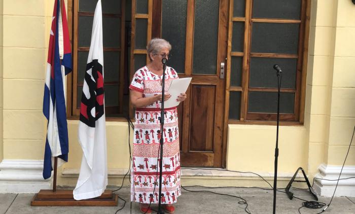 Marta Bonet, presidenta de la Uneac.
