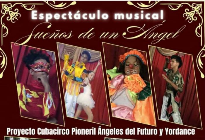 Cartel del espectáculo musical Sueños de un Ángel