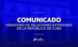 Comunicado del MINREX