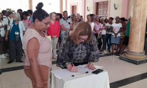 Doctora Yoandra Muro Valle, rectora de la Universidad de Ciencias Médicas de La Habana