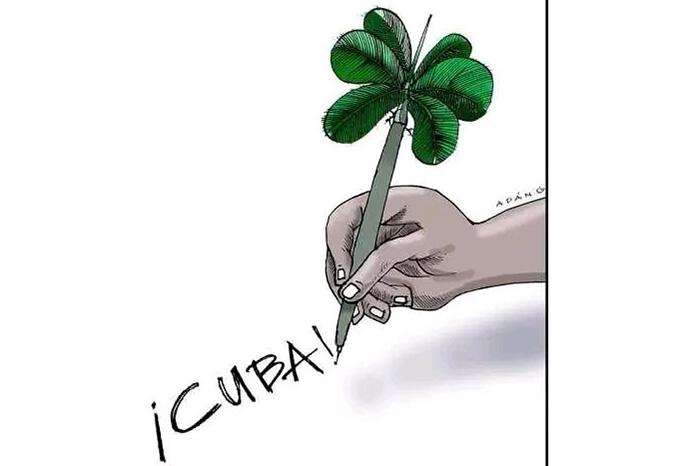 Ilustración de firma por la Patria