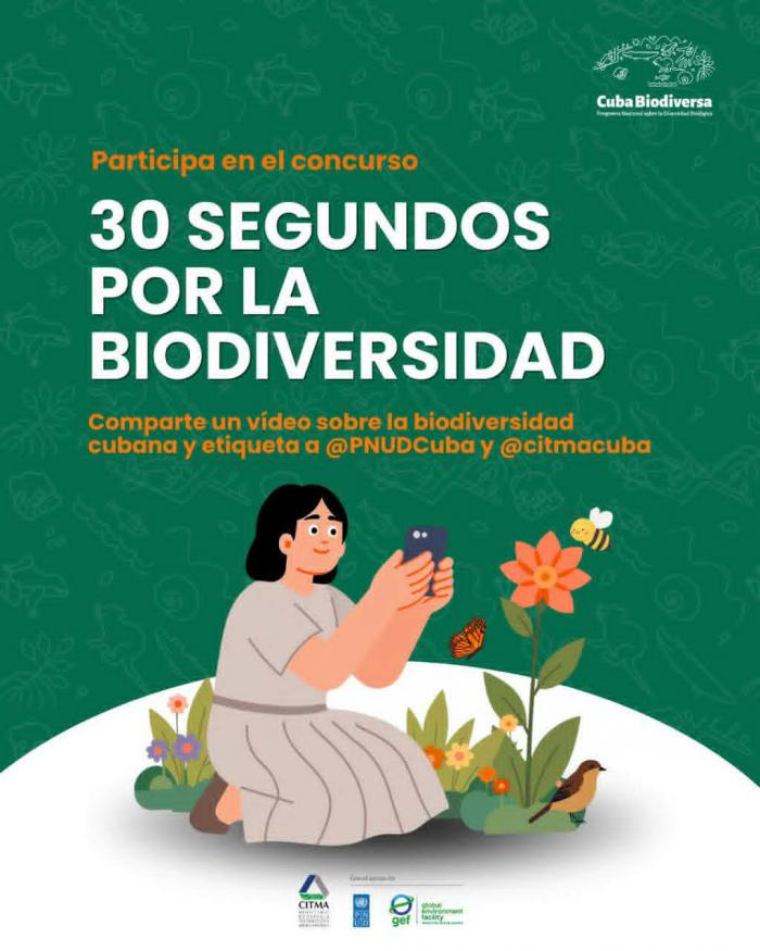 Cartel del concurso por la biodiversidad cubana