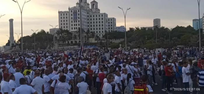 Acto en la Tribuna Antiimperialista José Martí