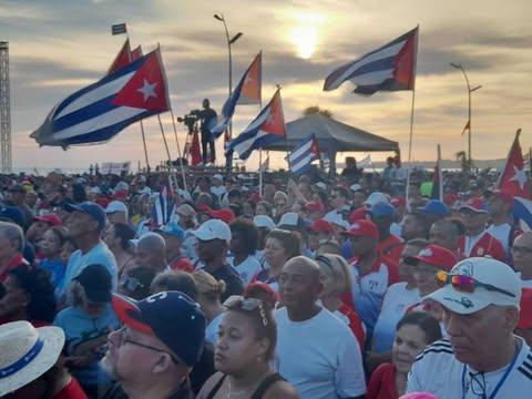 Acto en la Tribuna Antiimperialista José Martí