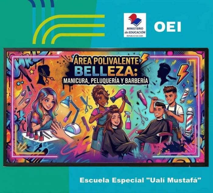 Área Polivalente de Belleza, para estudiantes con discapacidad intelectual