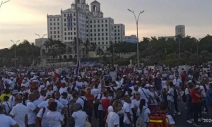 Acto en la Tribuna Antiimperialista José Martí
