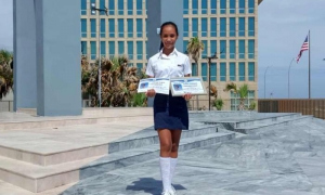 Daniela Guerrero Delgado, estudiante de la Secundaria Básica Arístides Viera, del municipio capitalino de Marianao, obtuvo el Gran Premio con dos primeros lauros en texto y audiovisual.