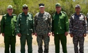 Reunión Fuerzas Armadas Revolucionarias con Comando Sur de Estados Unidos