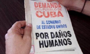 Demanda del pueblo de Cuba al gobierno de Estados Unidos