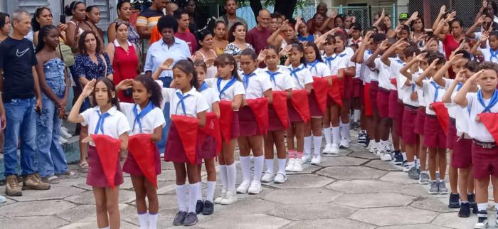 Momentos antes del cambio de atributos.