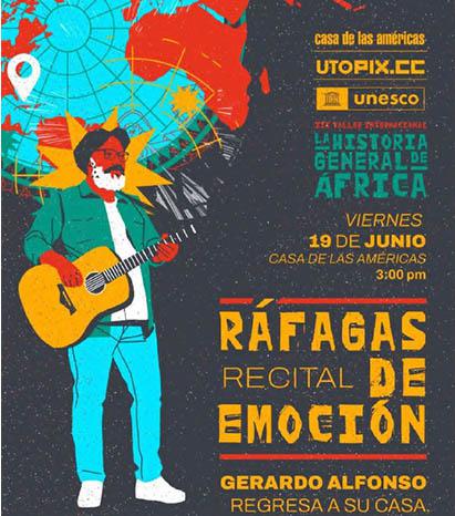 Recital de Gerardo Alfonso en Casa de las Américas