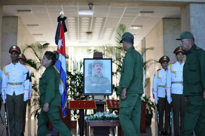 Homenaje póstumo al Comandante Ramiro Valdés
