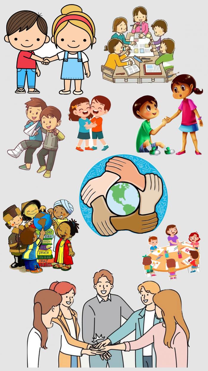 Ilustración sobre relaciones interpersonales