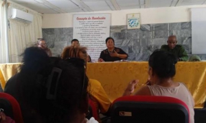 Activo del Partido Comunista de Cuba en el habanero municipio de Cotorro