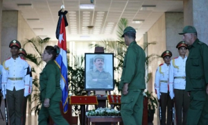 Homenaje póstumo al Comandante Ramiro Valdés