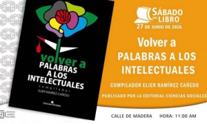 Cartel presentación volumen en Sábado del Libro