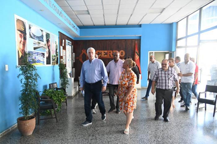 Visita de Díaz-Canel al Cerro