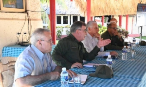 Visita Díaz-Canel Zona de Defensa Wajay