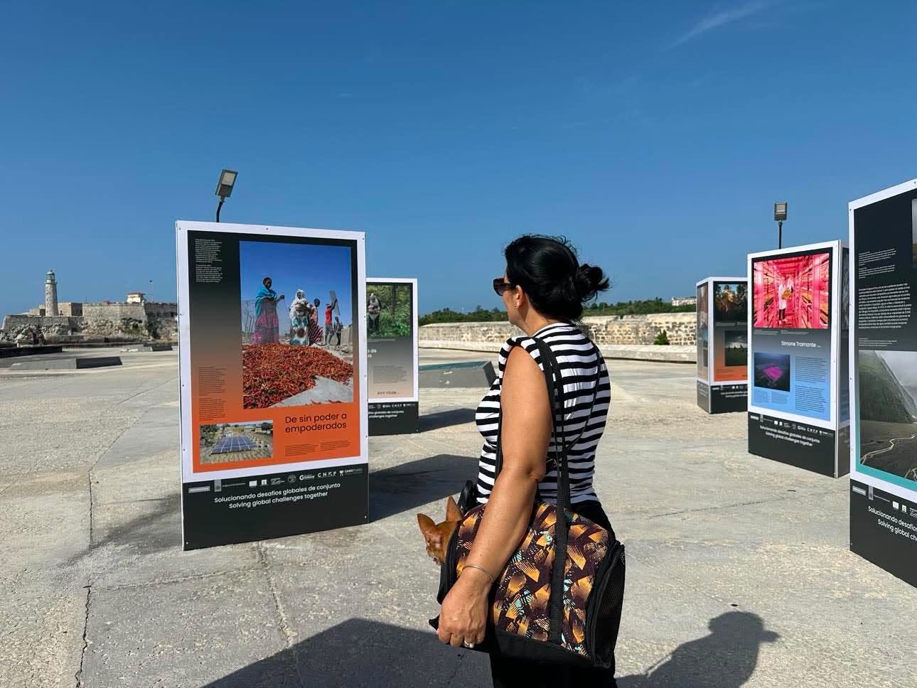 La muestra se encuentra disponible en Prado y Malecón, en la explanada del Castillo de San Salvador de la Punta, abierta al público durante todo el día hasta el 7 de septiembre de 2026. Foto: Marian Eugenia Serrano Estepa La muestra se encuentra disponible en Prado y Malecón, en la explanada del Castillo de San Salvador de la Punta, abierta al público durante todo el día hasta el 7 de septiembre de 2026. Foto: Marian Eugenia Serrano Estepa