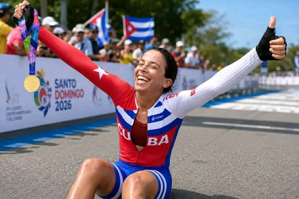 Marlies Mejías. Ciclista cubana