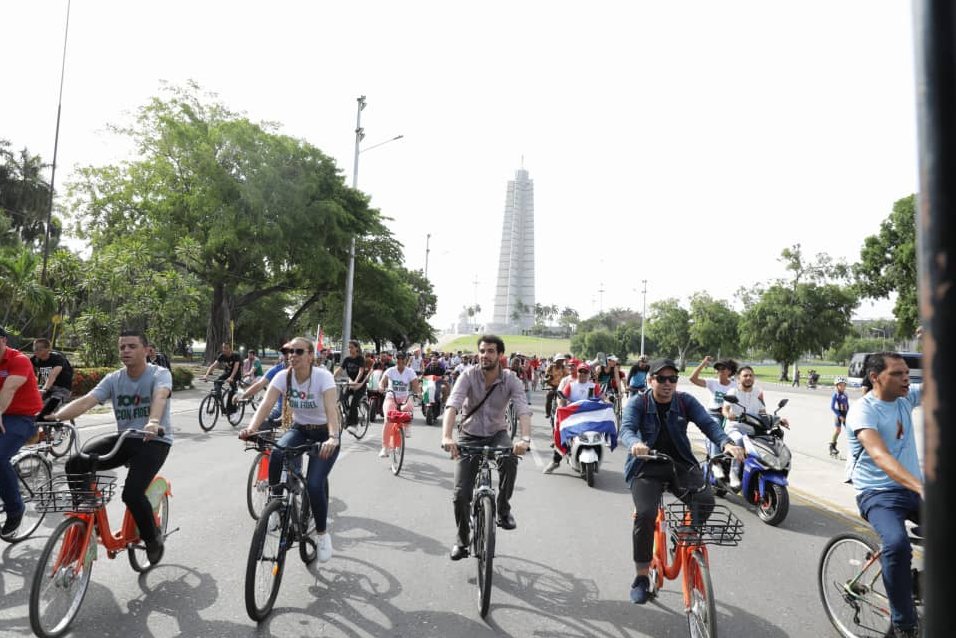 Pedaleos por Fidel.