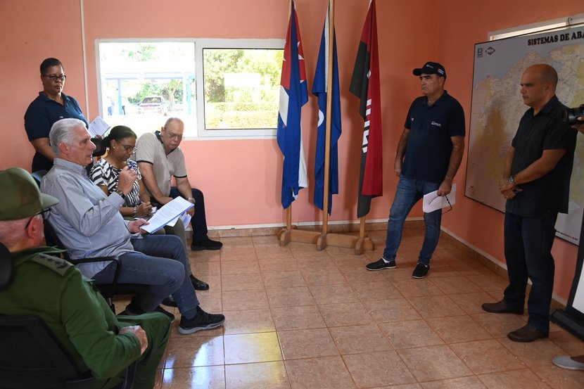 Ofrece Díaz-Canel detalles sobre estrategia integral para el abasto de agua en La Habana.